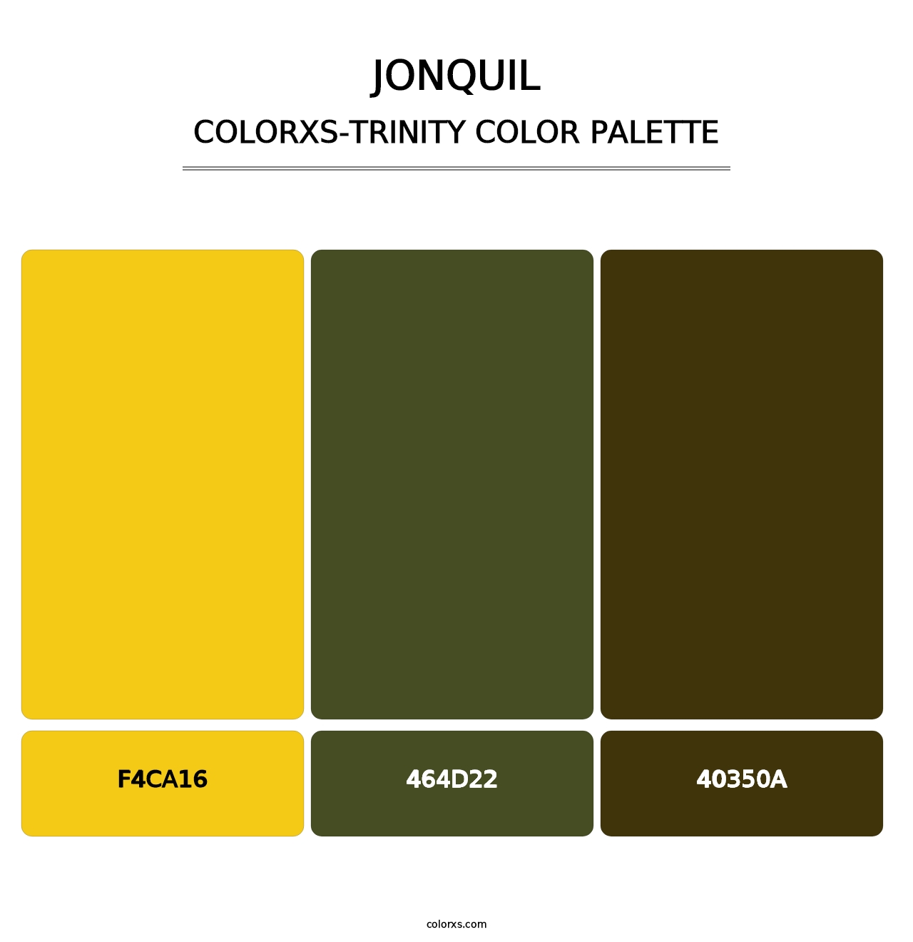 Jonquil - Colorxs Trinity Palette