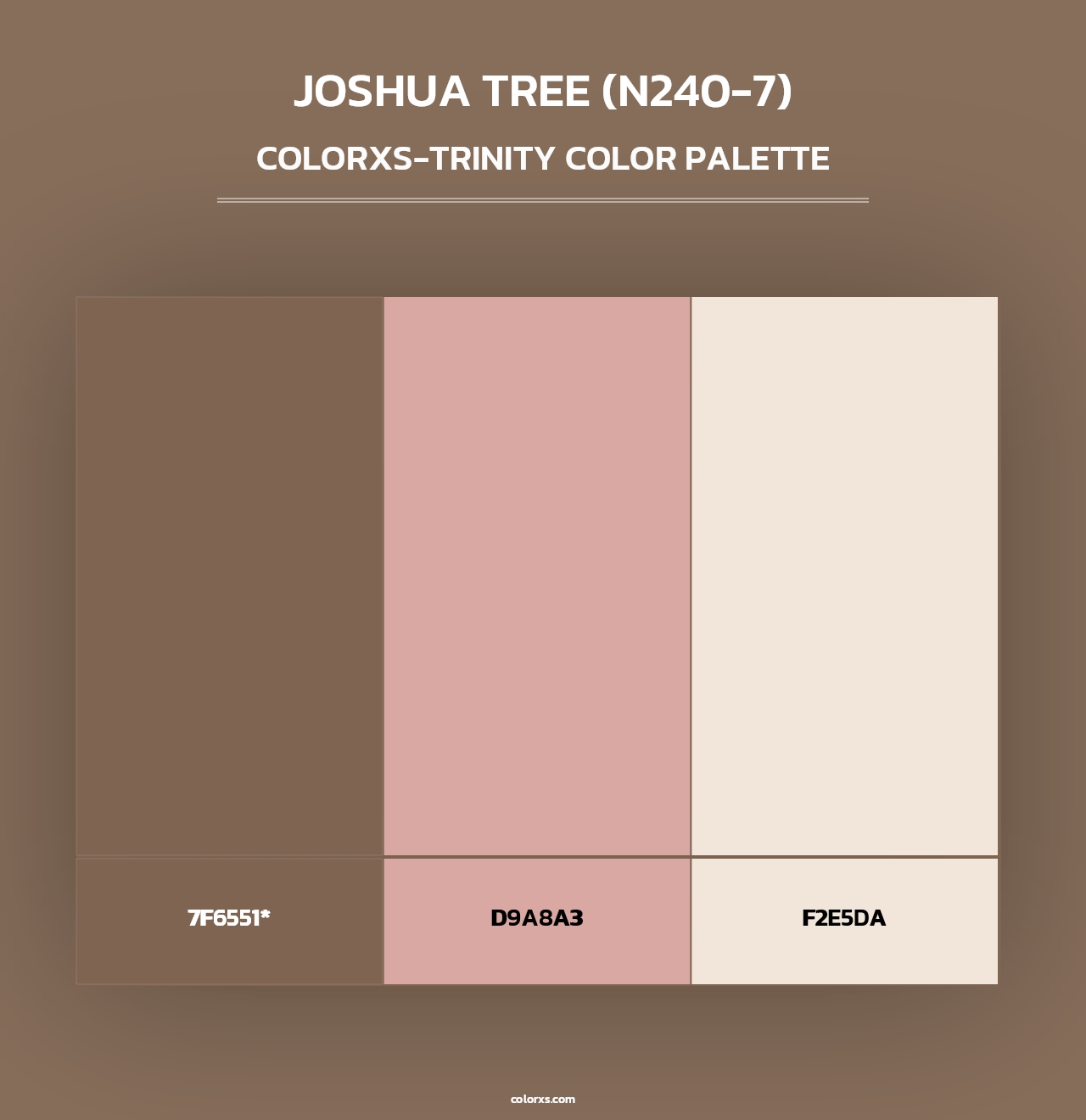 Joshua Tree (N240-7) - Colorxs Trinity Palette