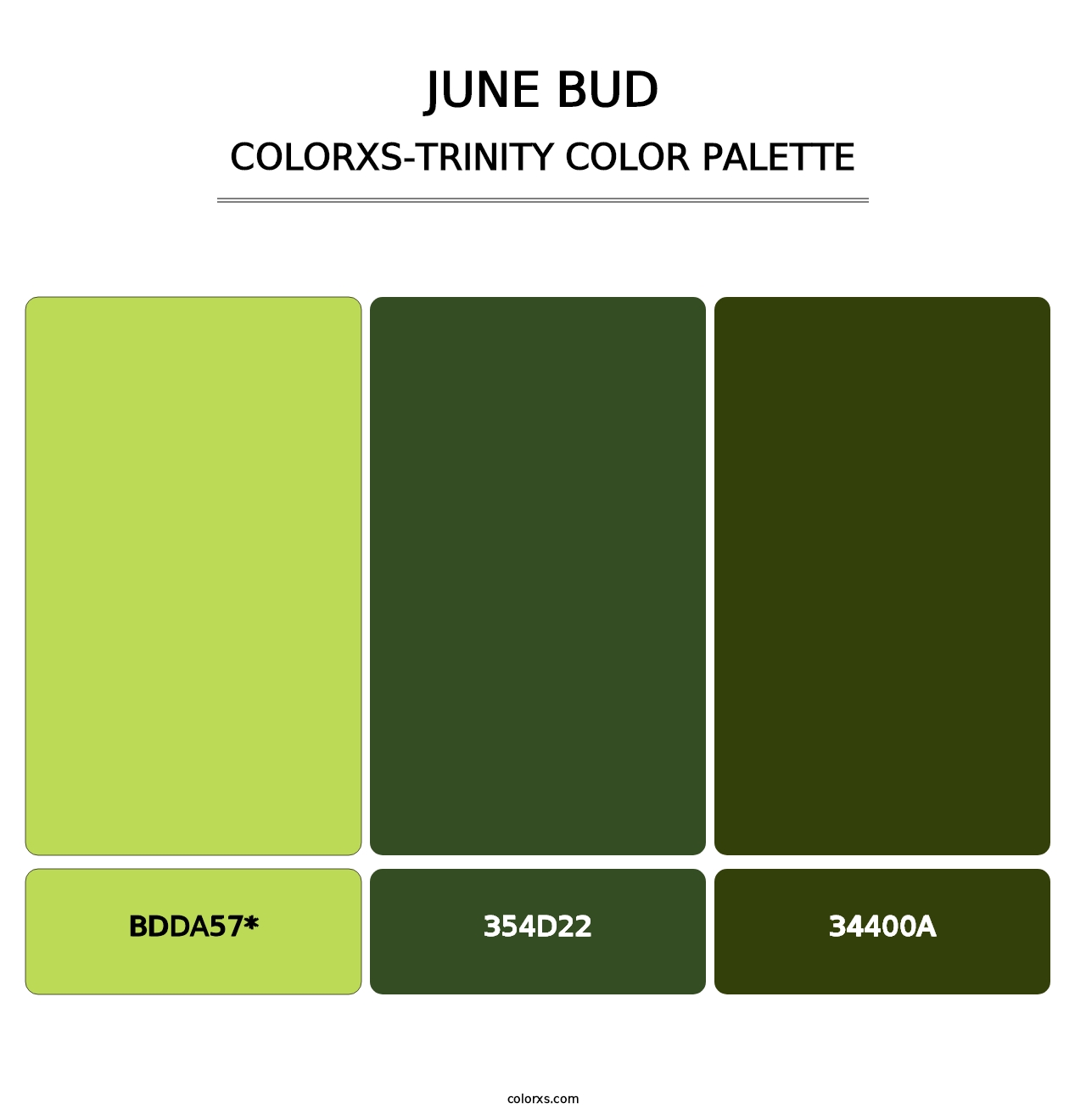June Bud - Colorxs Trinity Palette