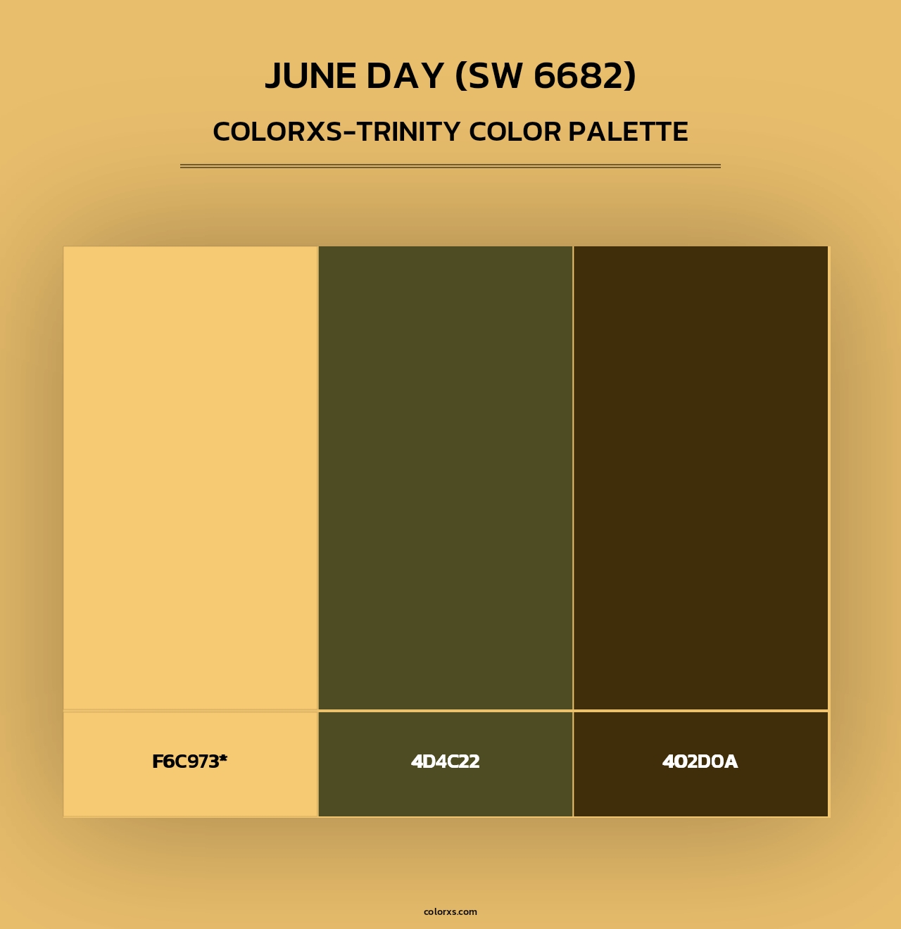 June Day (SW 6682) - Colorxs Trinity Palette