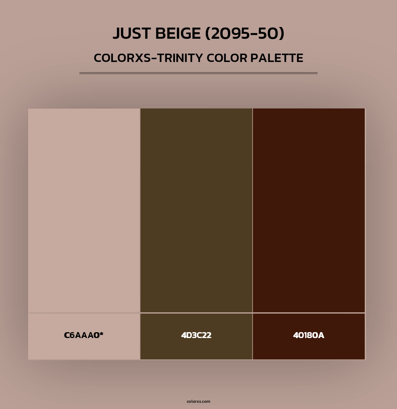 Just Beige (2095-50) - Colorxs Trinity Palette