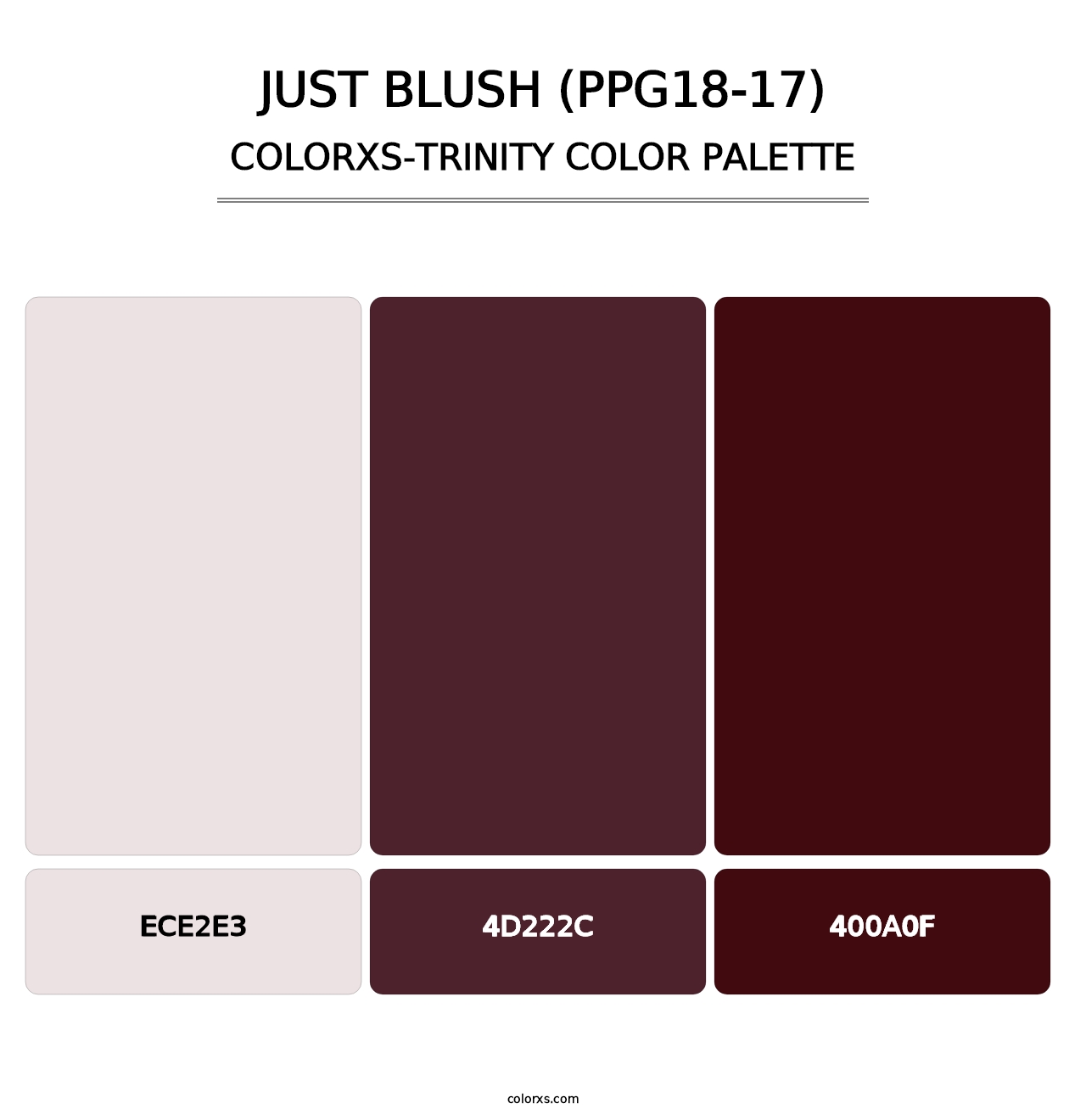 Just Blush (PPG18-17) - Colorxs Trinity Palette