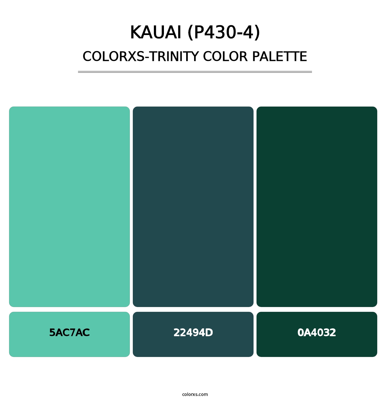 Kauai (P430-4) - Colorxs Trinity Palette