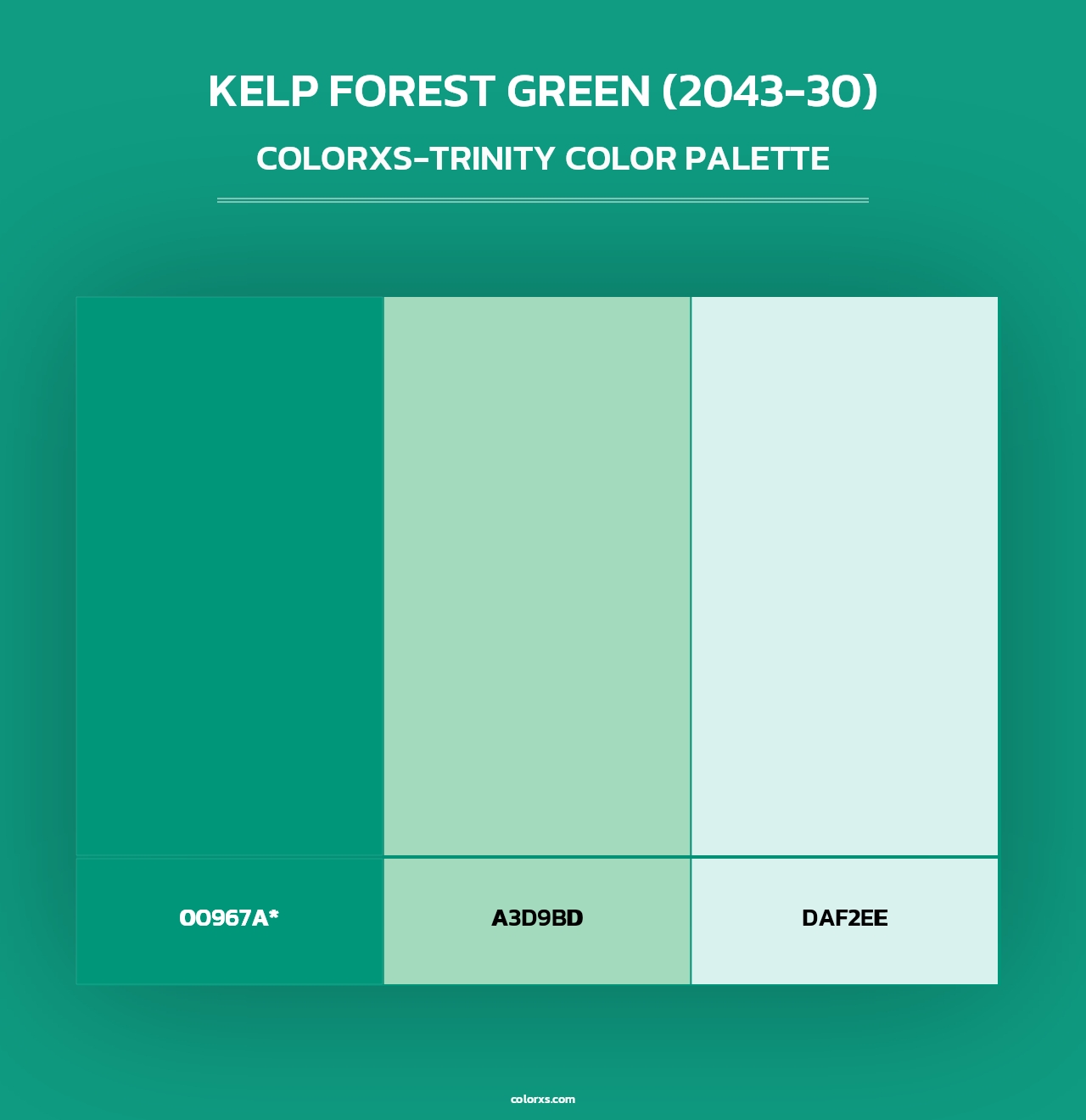 Kelp Forest Green (2043-30) - Colorxs Trinity Palette