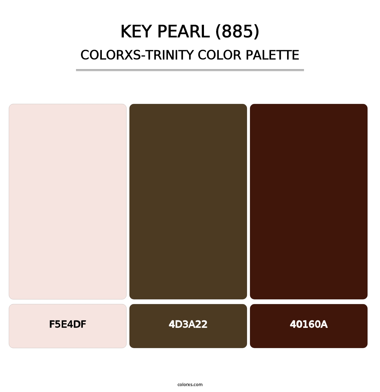 Key Pearl (885) - Colorxs Trinity Palette