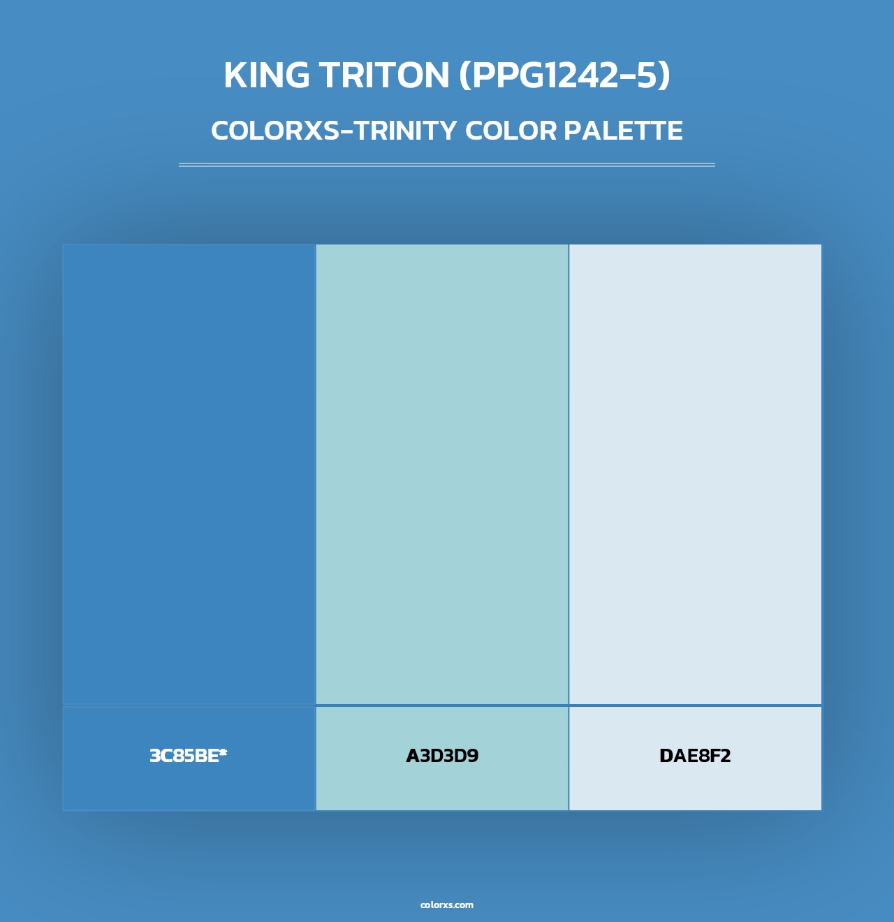 King Triton (PPG1242-5) - Colorxs Trinity Palette