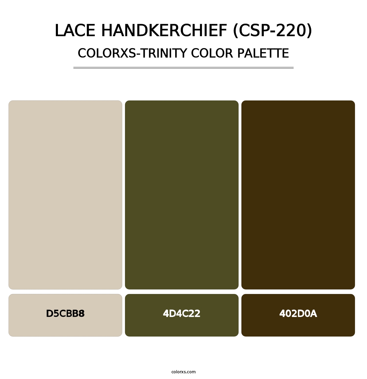 Lace Handkerchief (CSP-220) - Colorxs Trinity Palette