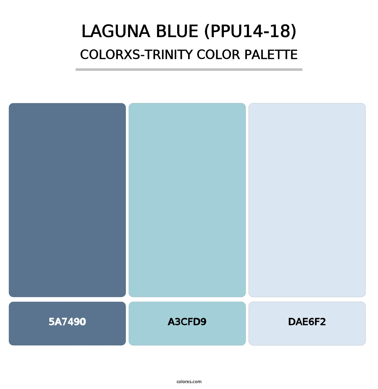 Laguna Blue (PPU14-18) - Colorxs Trinity Palette