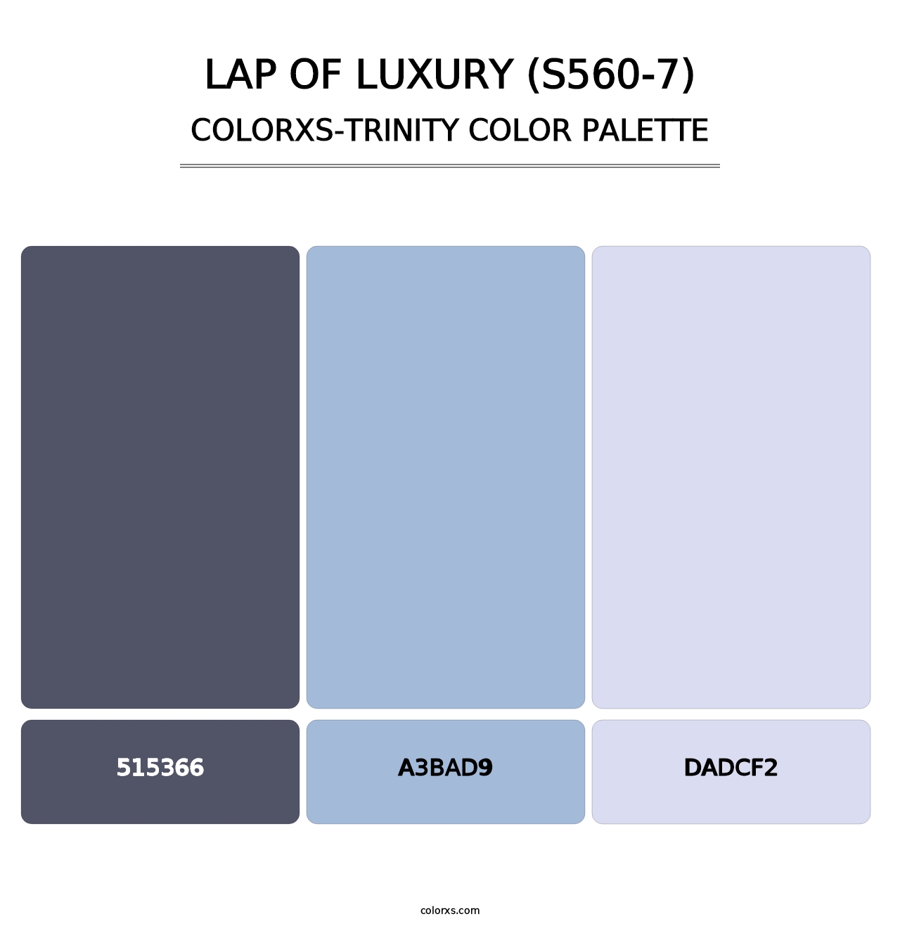 Lap Of Luxury (S560-7) - Colorxs Trinity Palette