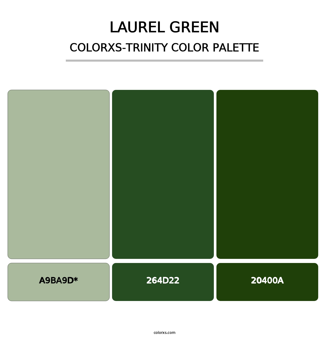 Laurel Green - Colorxs Trinity Palette