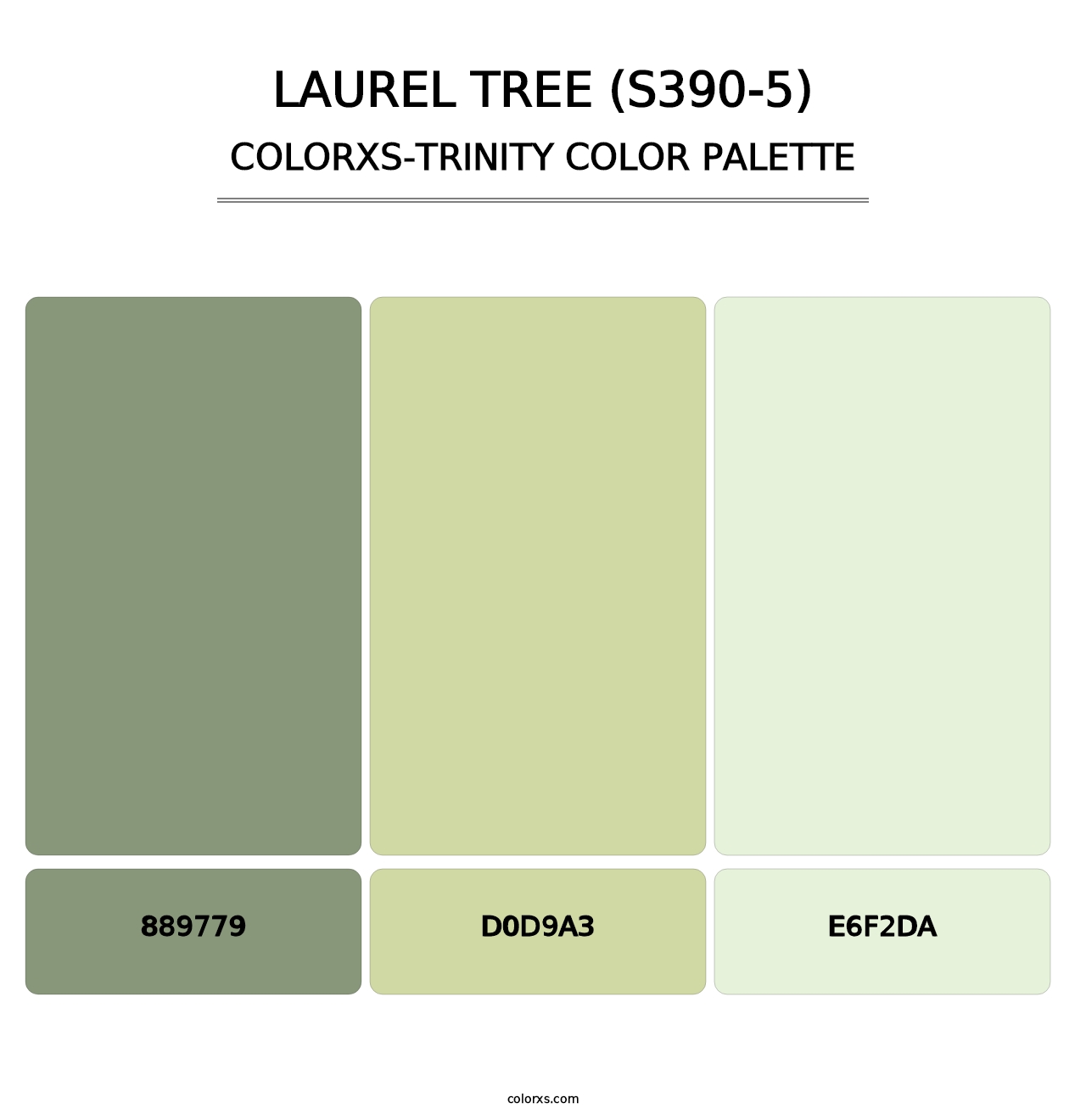 Laurel Tree (S390-5) - Colorxs Trinity Palette