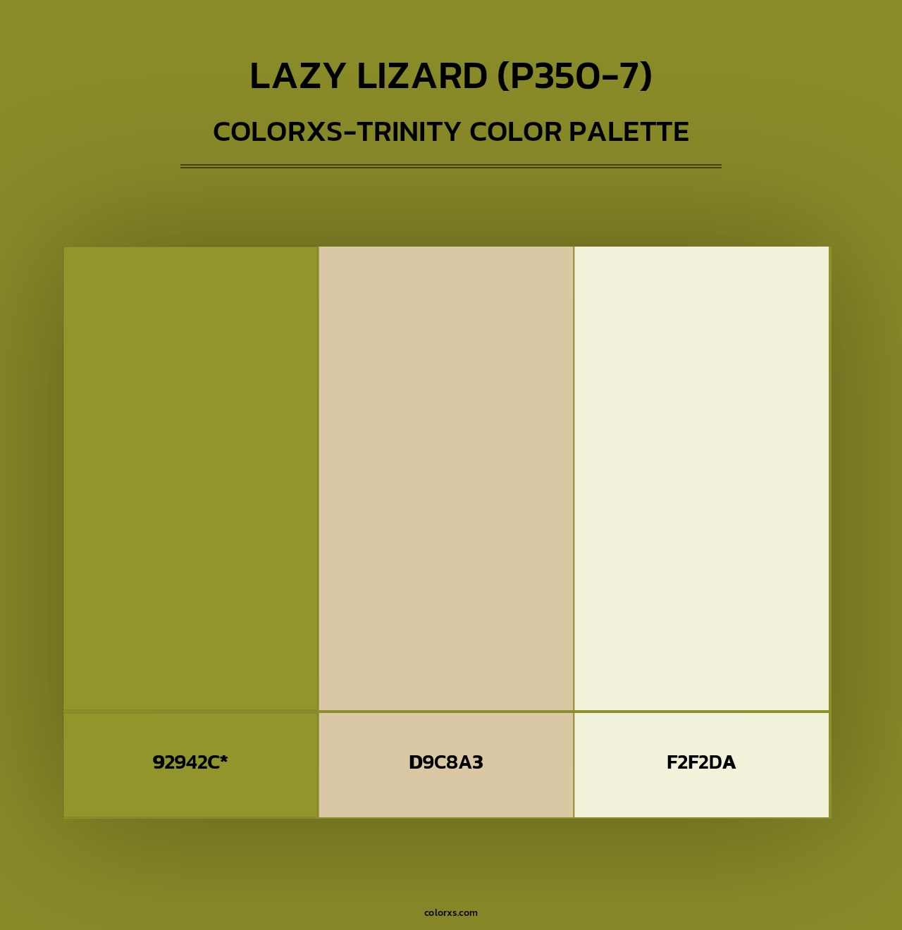 Lazy Lizard (P350-7) - Colorxs Trinity Palette