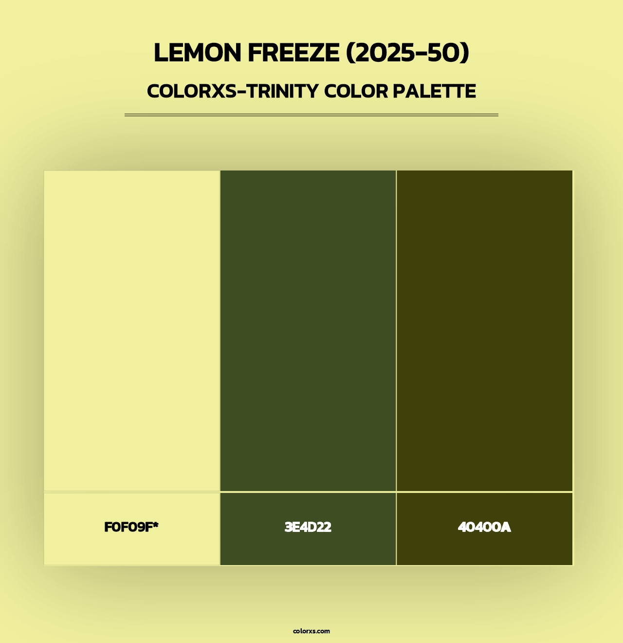 Lemon Freeze (2025-50) - Colorxs Trinity Palette