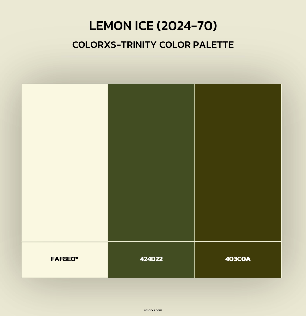 Lemon Ice (2024-70) - Colorxs Trinity Palette
