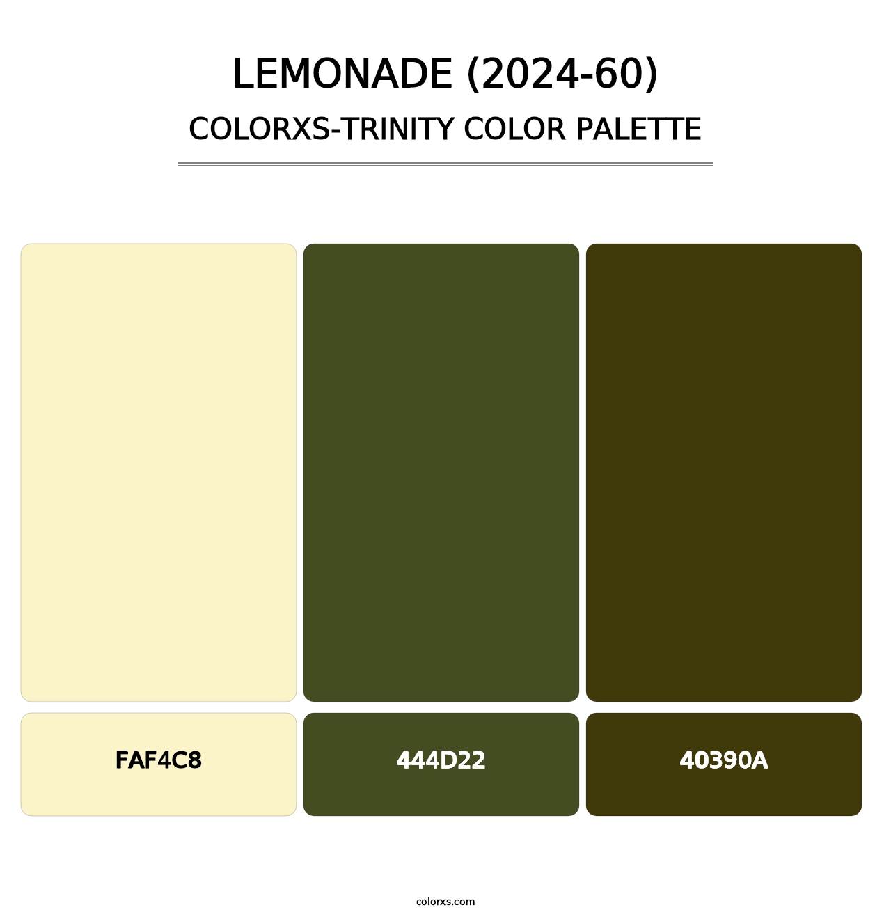 Lemonade (2024-60) - Colorxs Trinity Palette