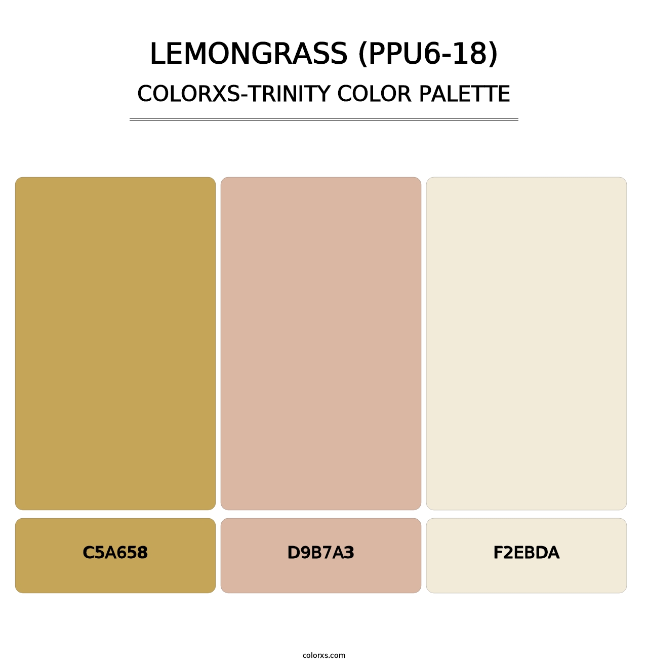 Lemongrass (PPU6-18) - Colorxs Trinity Palette