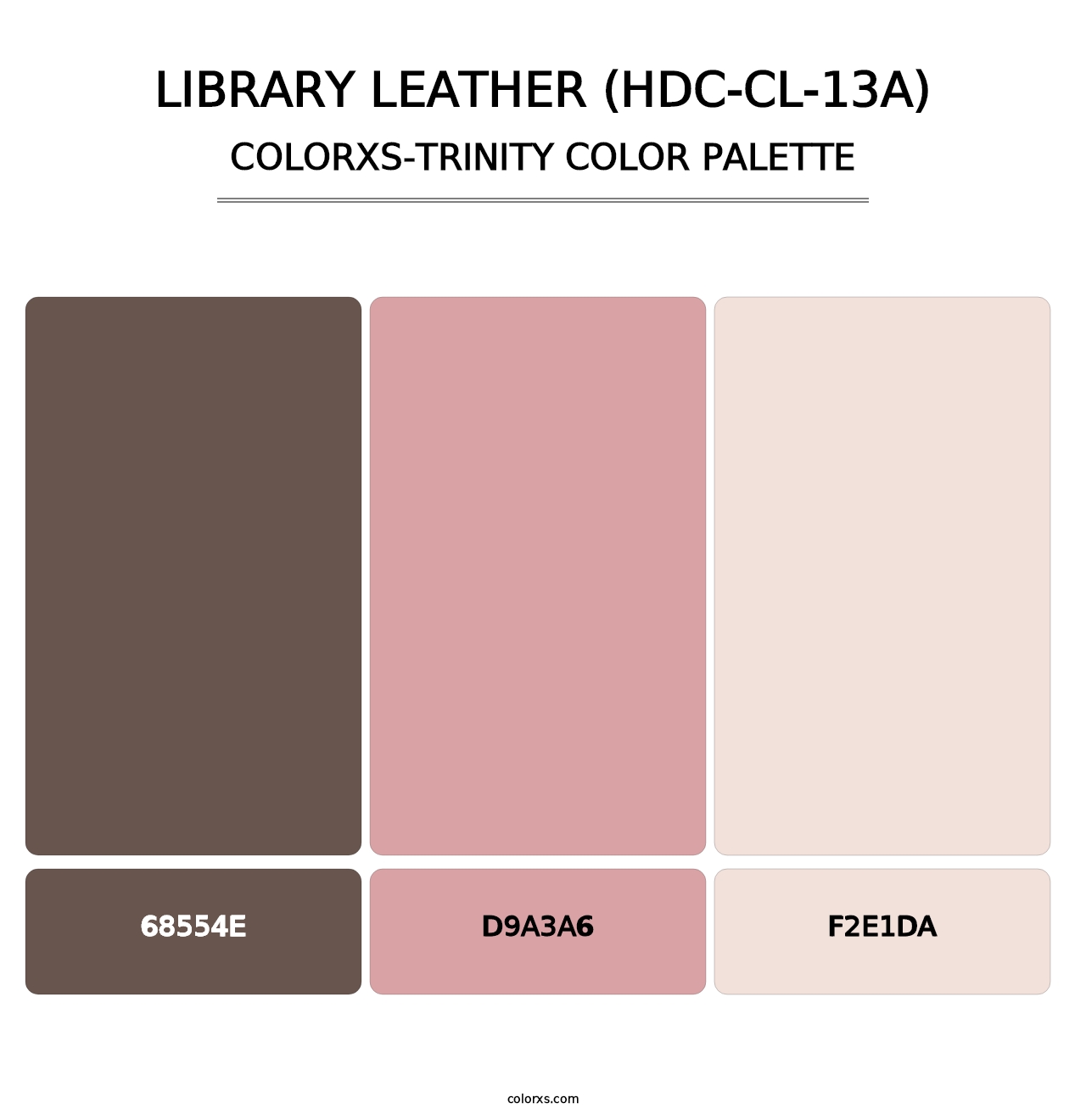 Library Leather (HDC-CL-13A) - Colorxs Trinity Palette