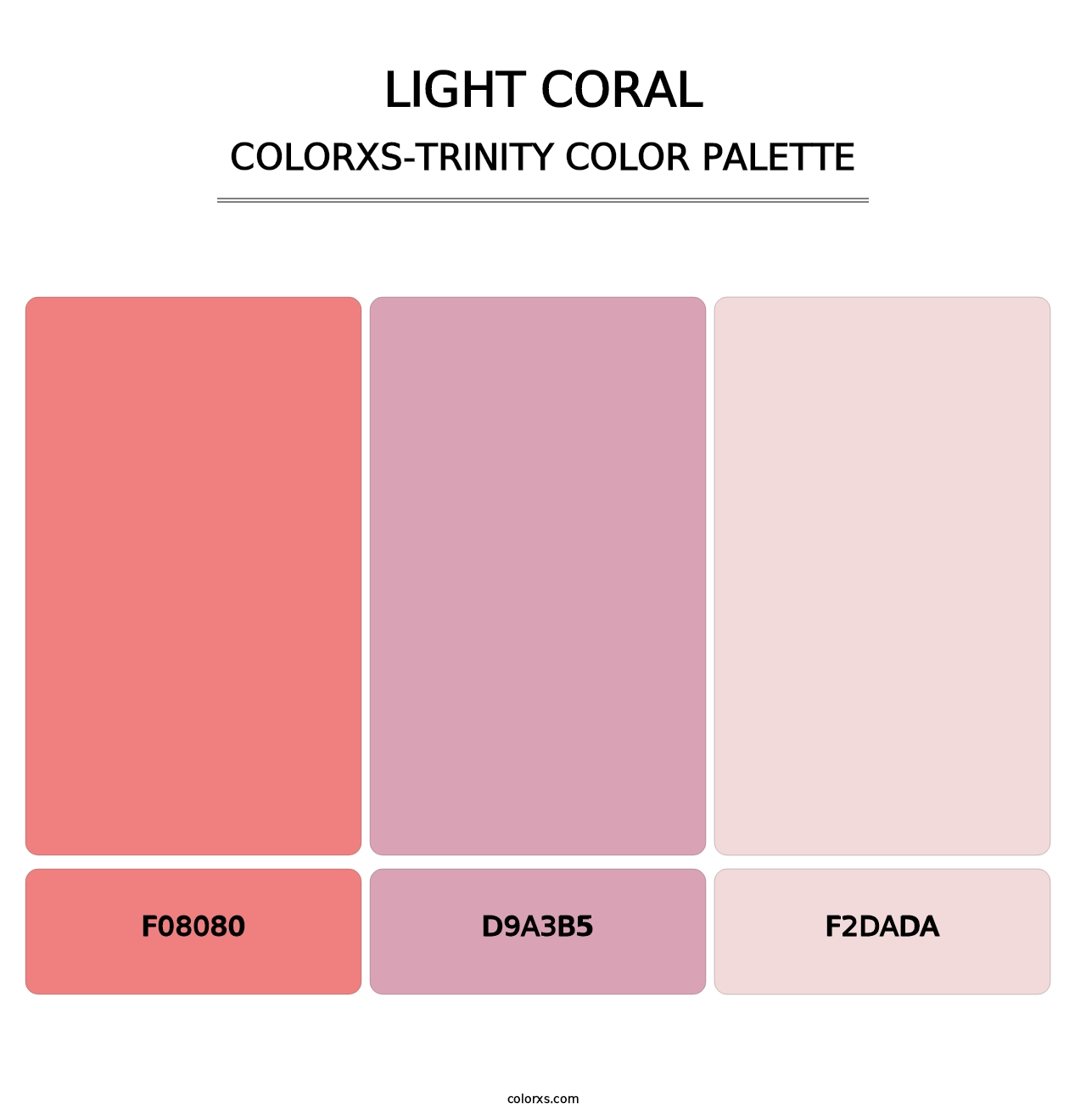 Light Coral - Colorxs Trinity Palette