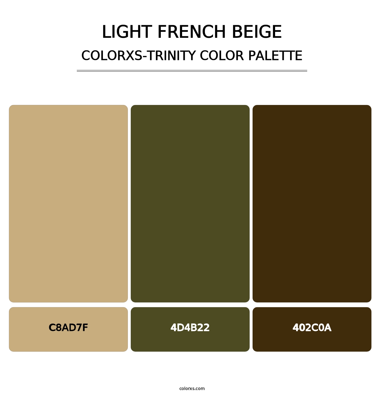 Light French Beige - Colorxs Trinity Palette