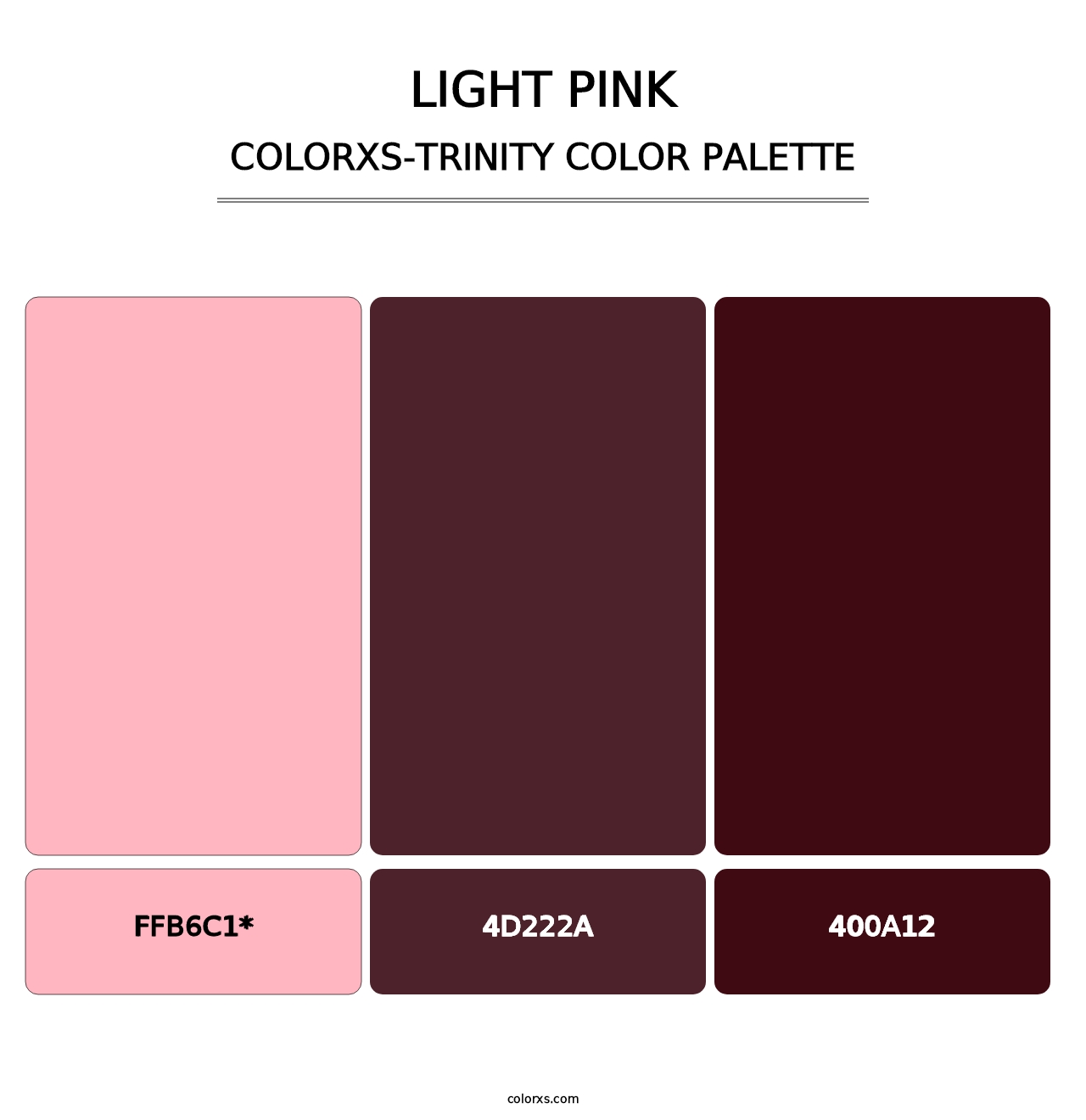 Light Pink - Colorxs Trinity Palette