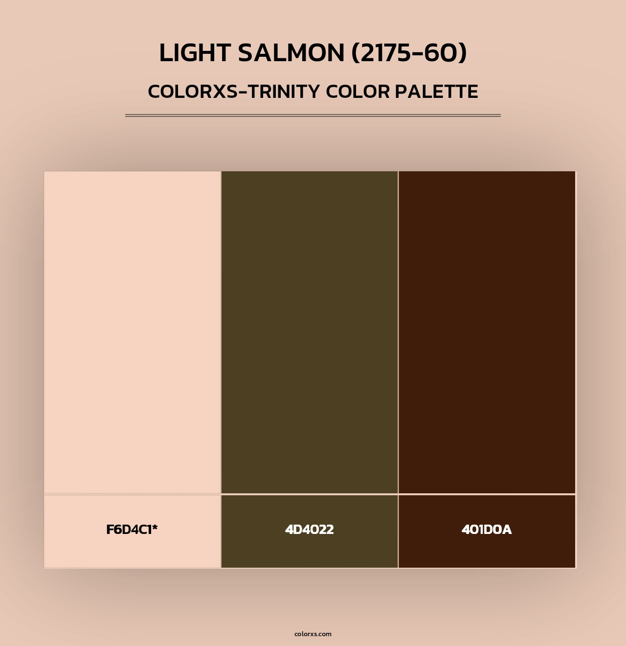 Light Salmon (2175-60) - Colorxs Trinity Palette