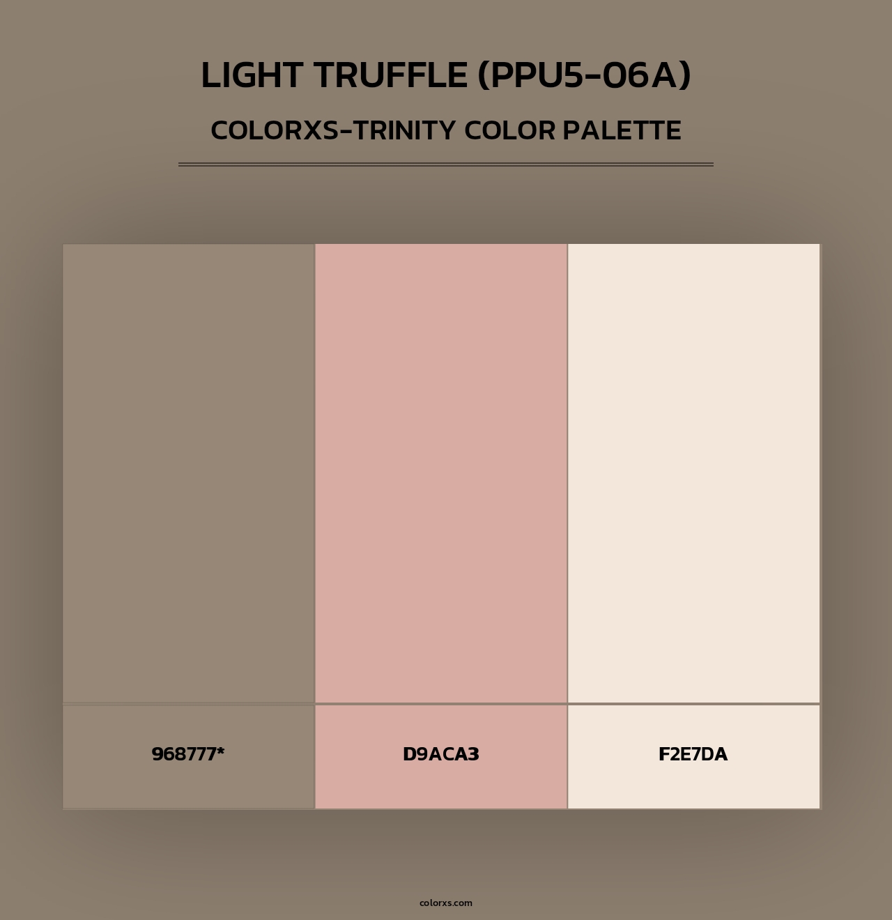 Light Truffle (PPU5-06A) - Colorxs Trinity Palette