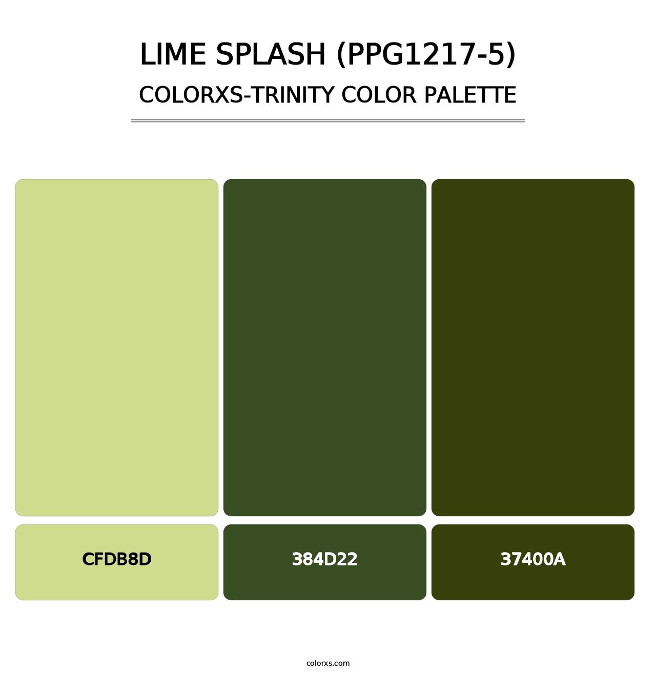 Lime Splash (PPG1217-5) - Colorxs Trinity Palette