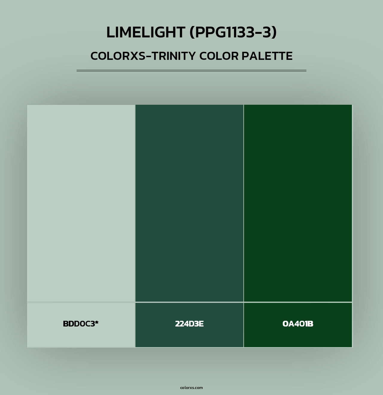 Limelight (PPG1133-3) - Colorxs Trinity Palette