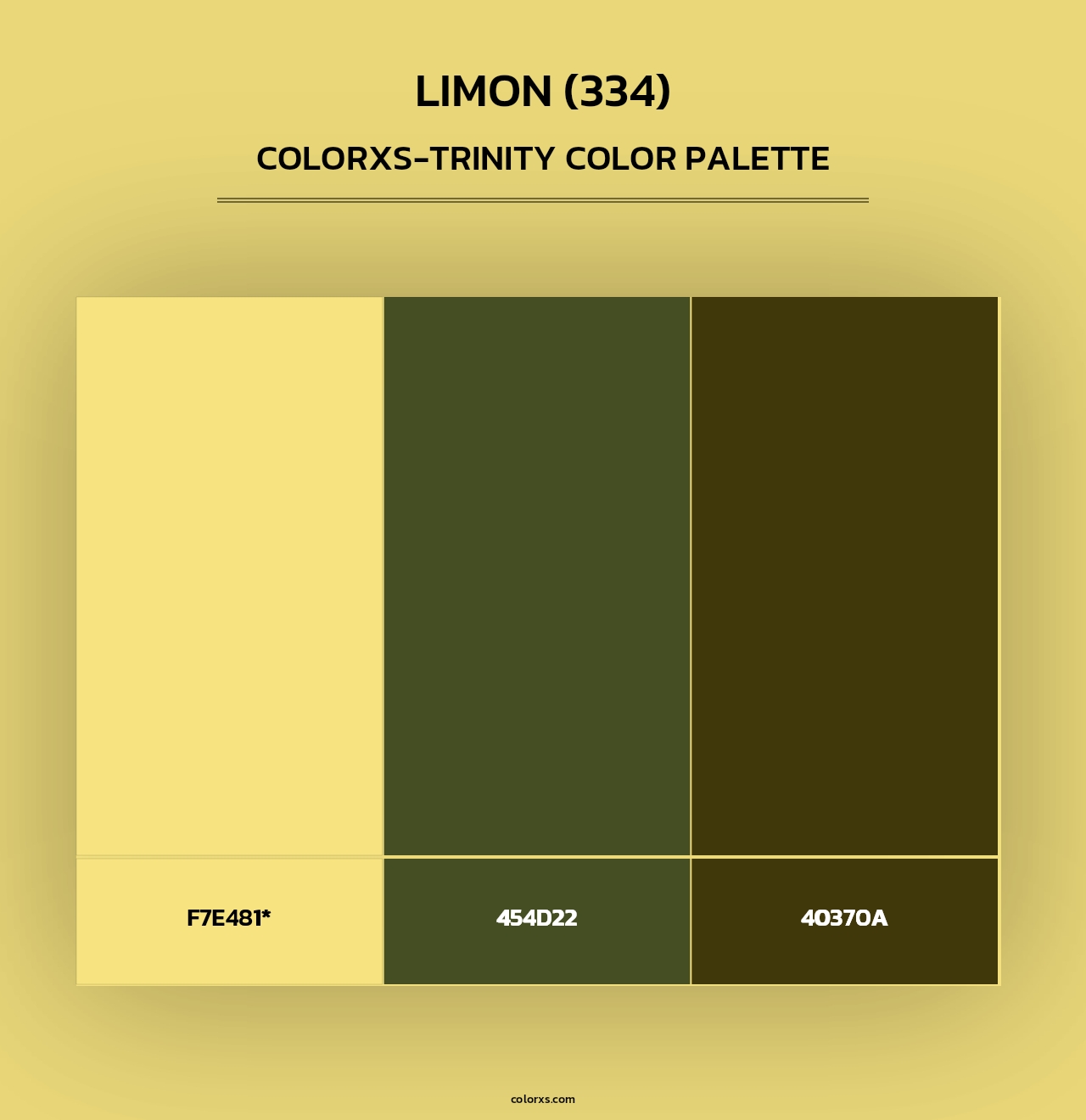 Limon (334) - Colorxs Trinity Palette