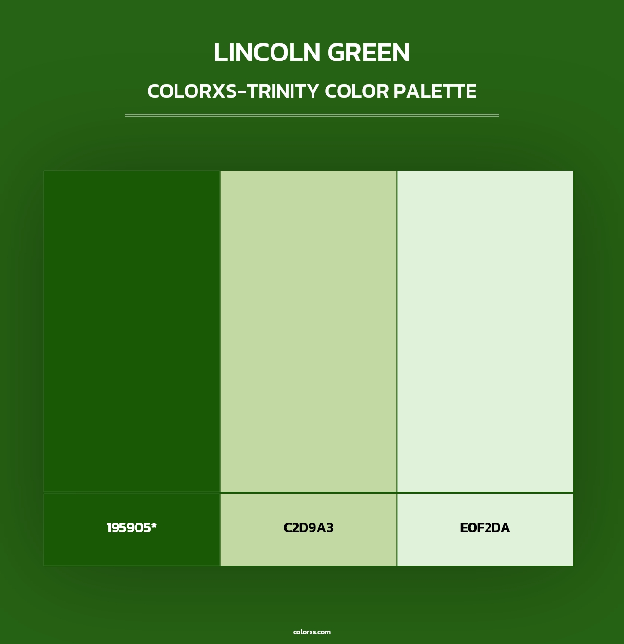 Lincoln Green - Colorxs Trinity Palette