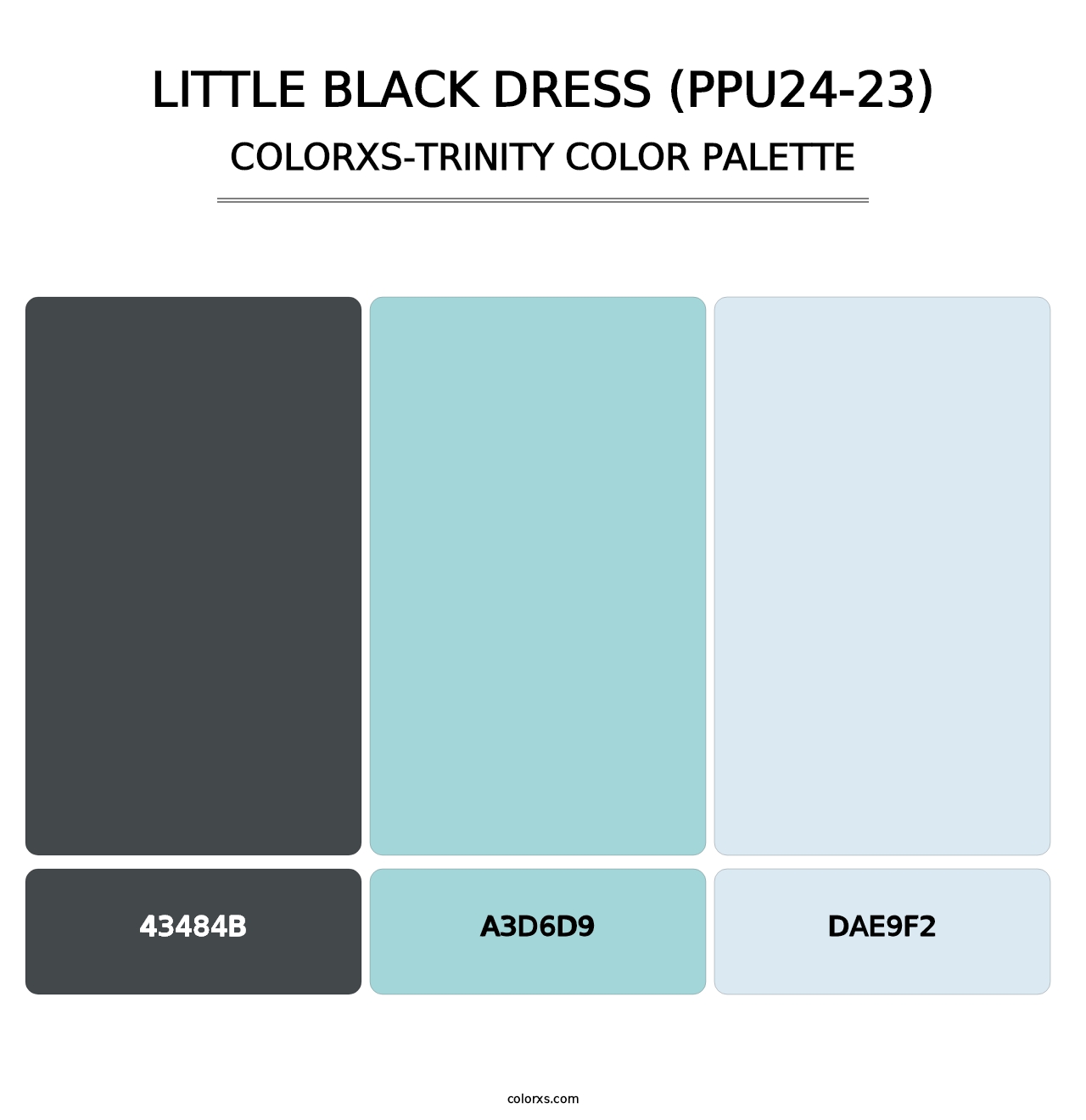 Little Black Dress (PPU24-23) - Colorxs Trinity Palette