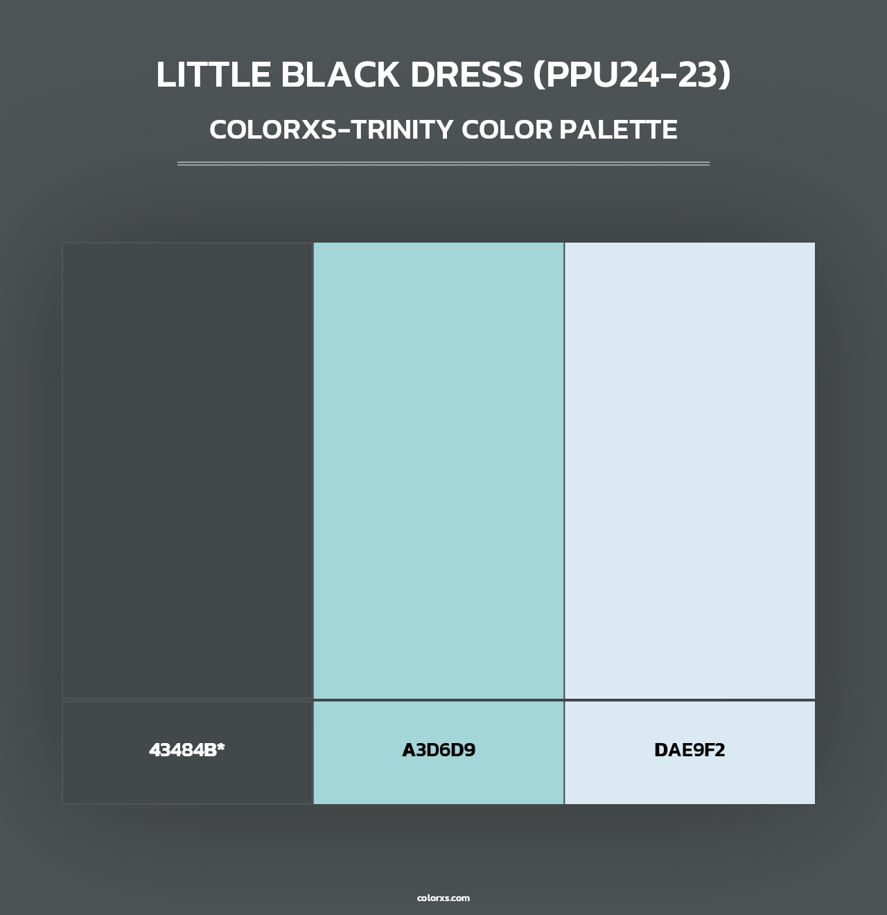 Little Black Dress (PPU24-23) - Colorxs Trinity Palette