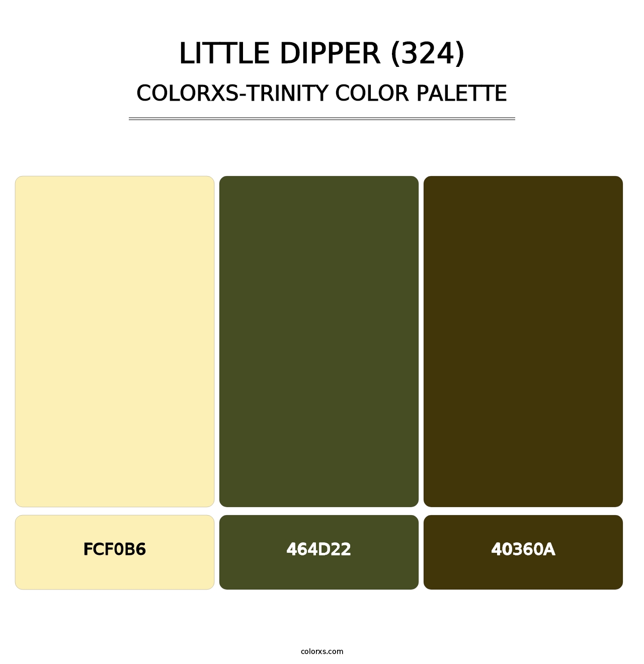 Little Dipper (324) - Colorxs Trinity Palette