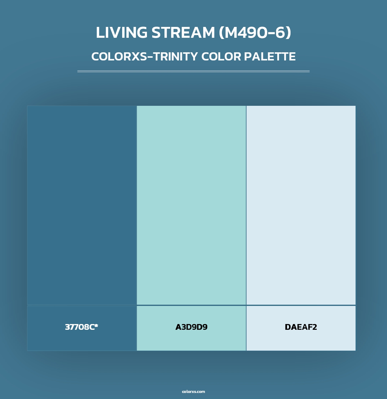 Living Stream (M490-6) - Colorxs Trinity Palette