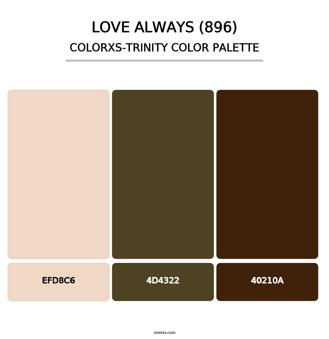 Love Always (896) - Colorxs Trinity Palette