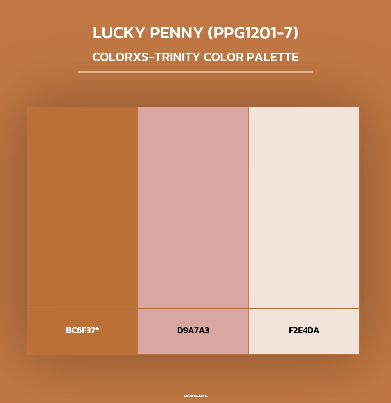 Lucky Penny (PPG1201-7) - Colorxs Trinity Palette