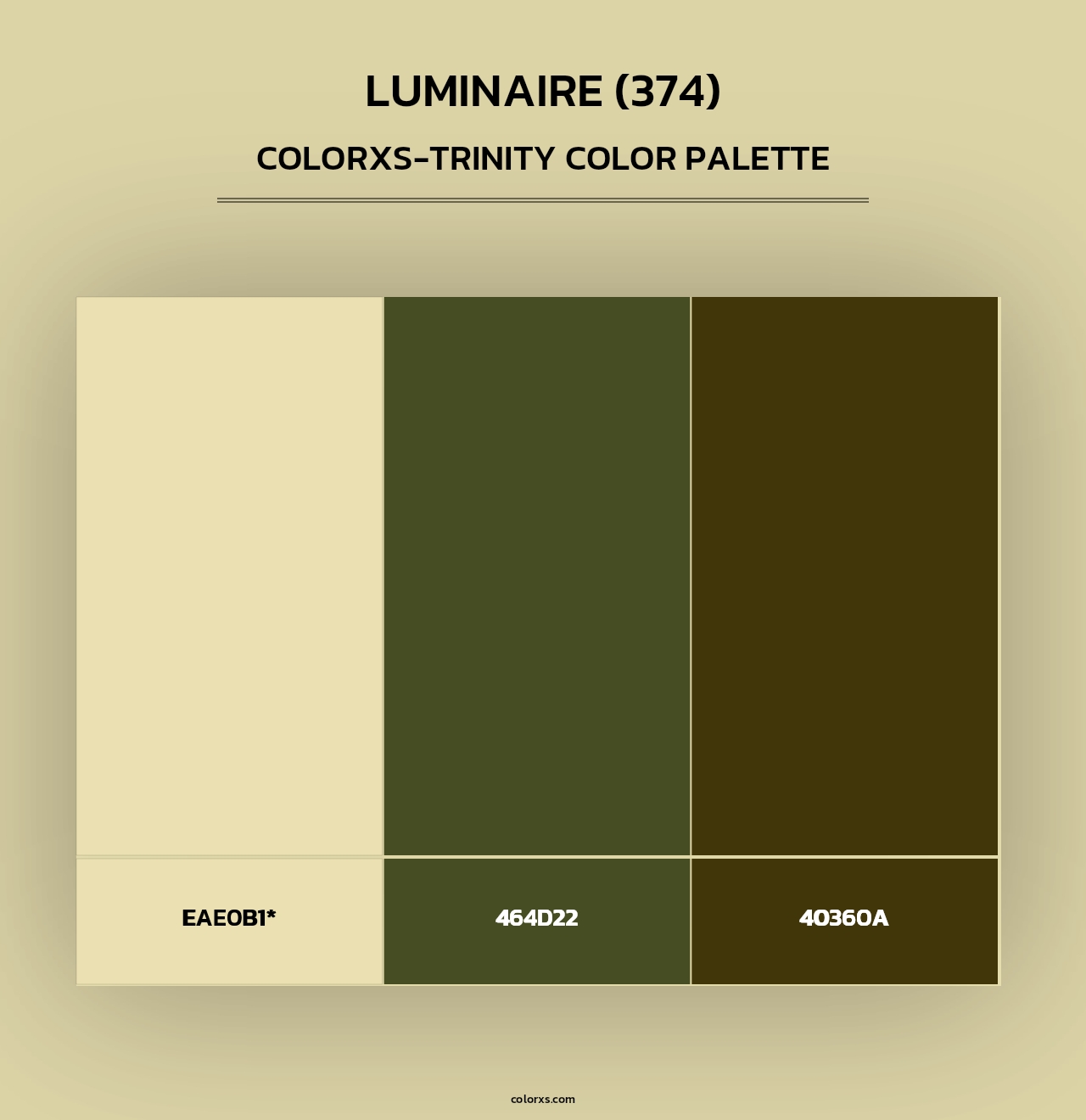 Luminaire (374) - Colorxs Trinity Palette