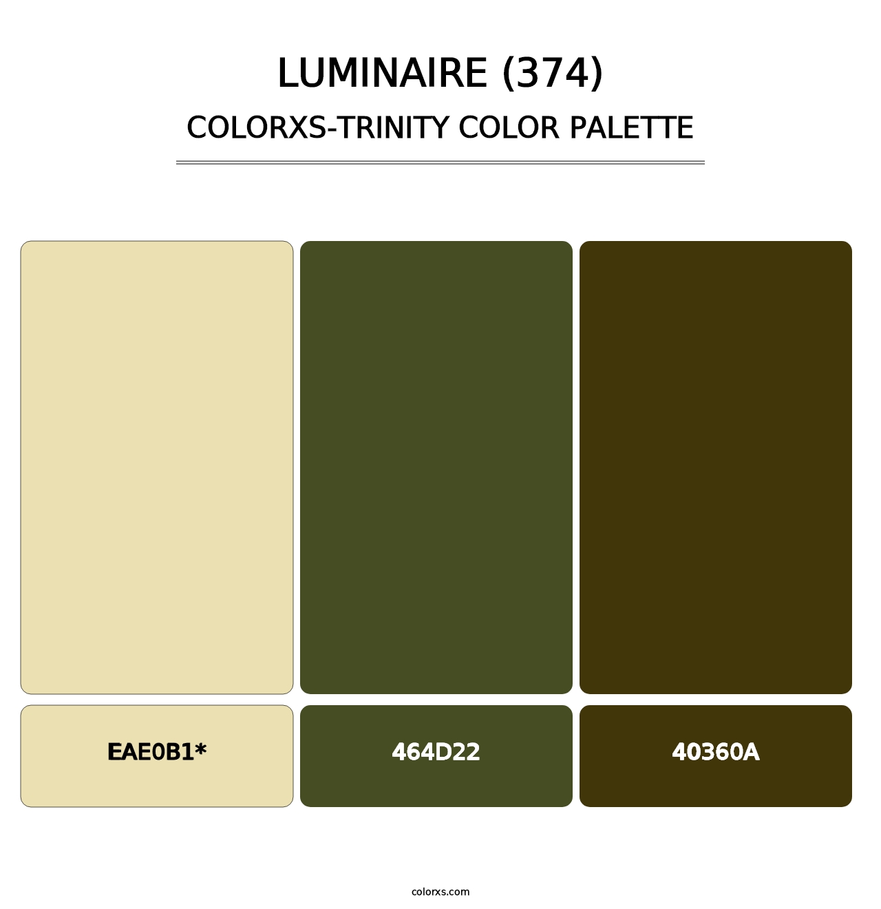 Luminaire (374) - Colorxs Trinity Palette