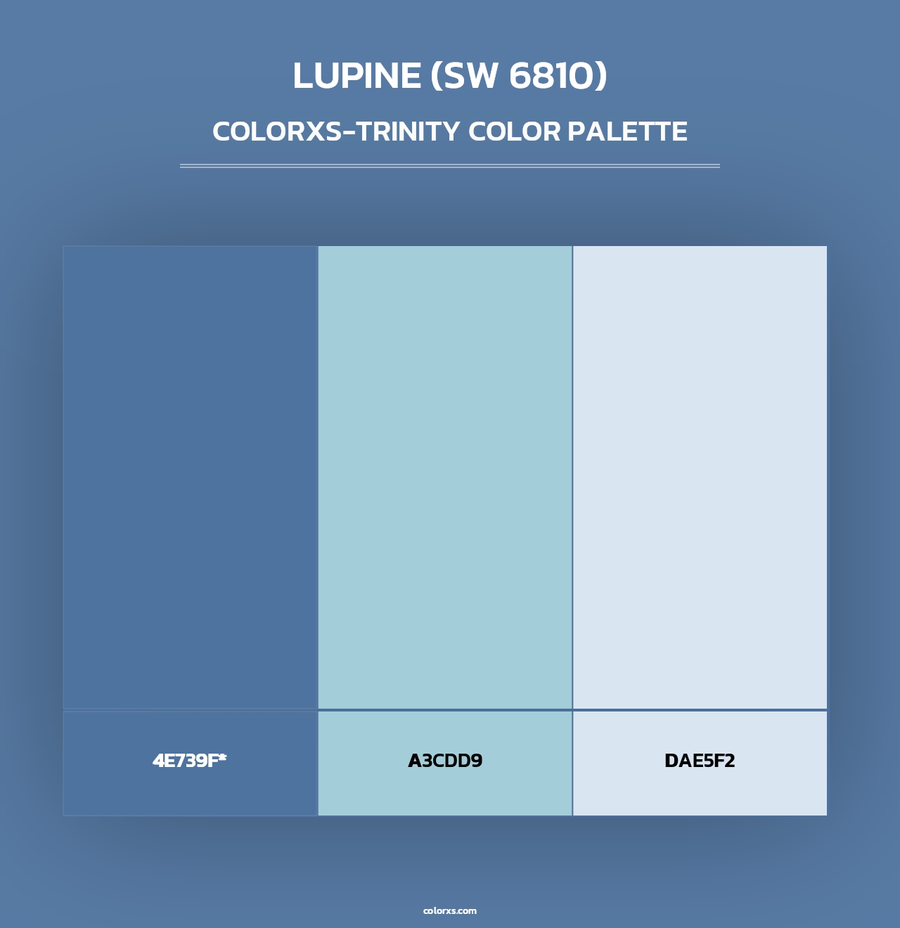 Lupine (SW 6810) - Colorxs Trinity Palette