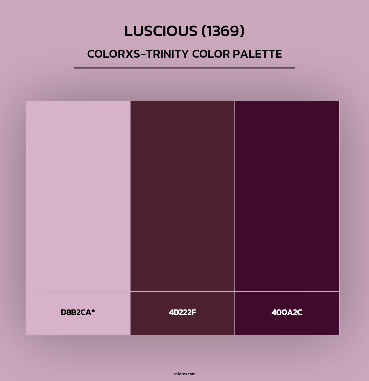 Luscious (1369) - Colorxs Trinity Palette