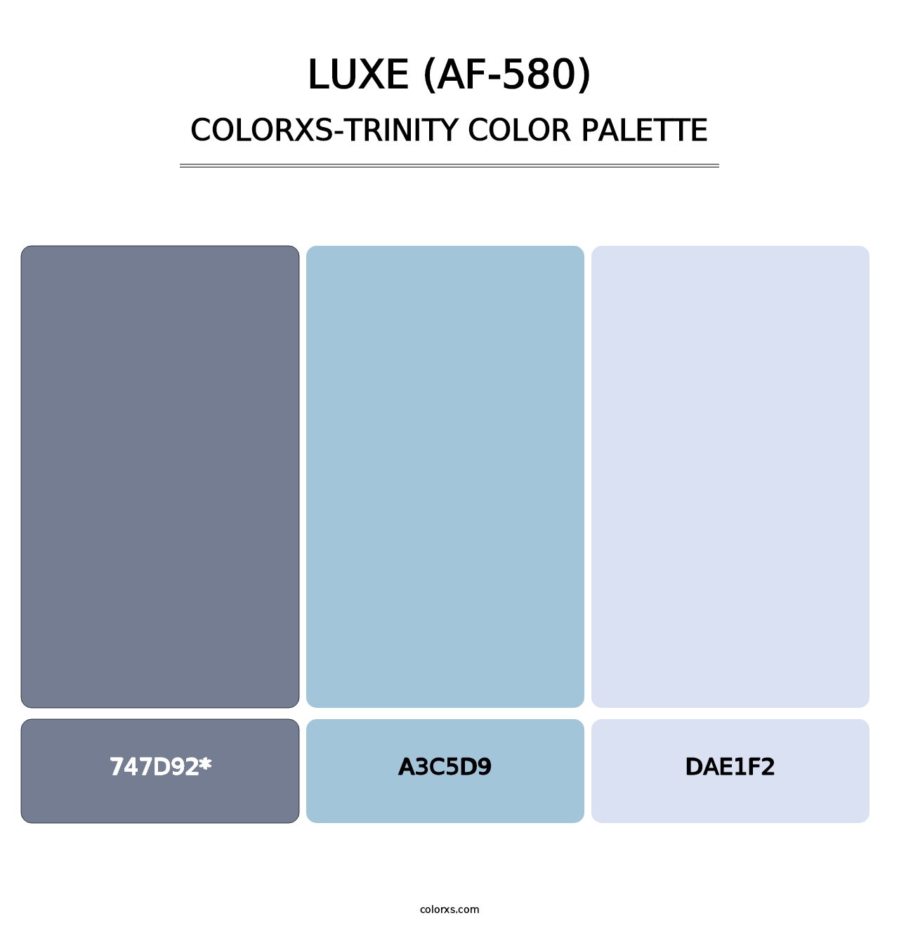 Luxe (AF-580) - Colorxs Trinity Palette