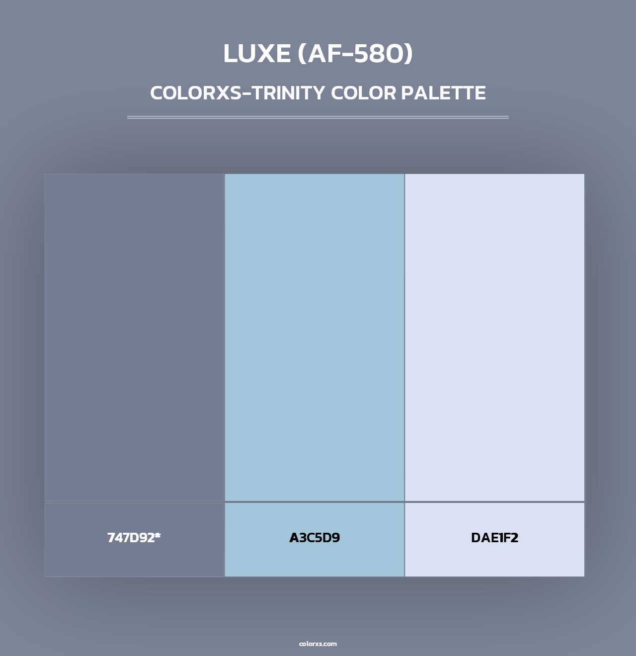 Luxe (AF-580) - Colorxs Trinity Palette