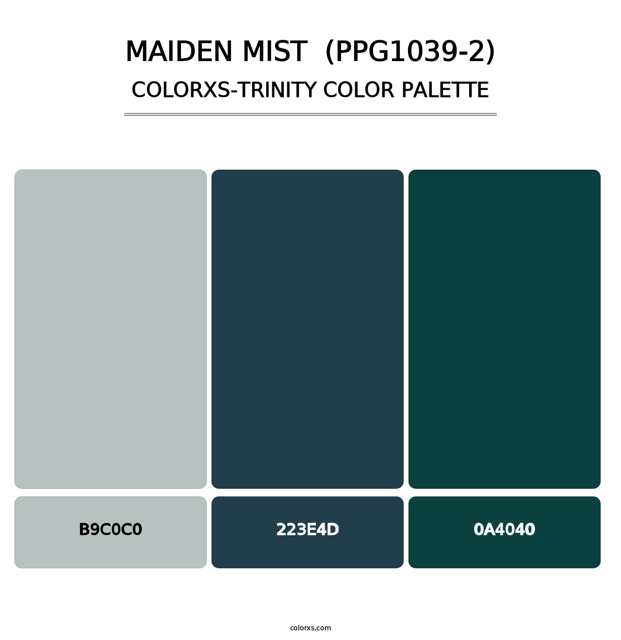 Maiden Mist  (PPG1039-2) - Colorxs Trinity Palette