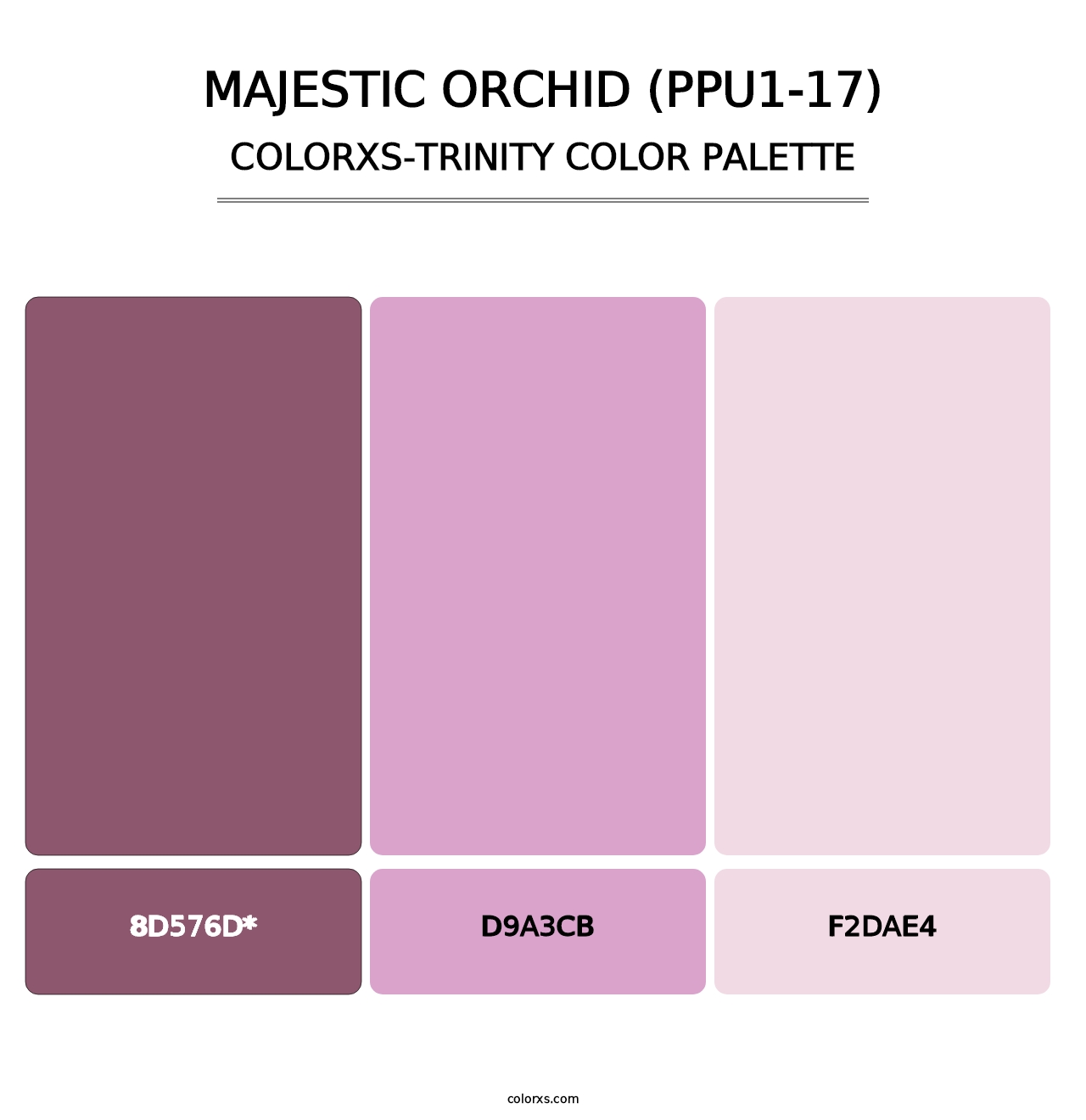 Majestic Orchid (PPU1-17) - Colorxs Trinity Palette