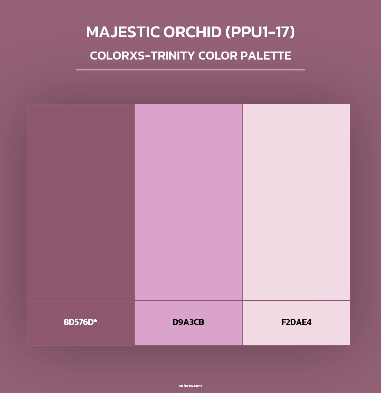 Majestic Orchid (PPU1-17) - Colorxs Trinity Palette
