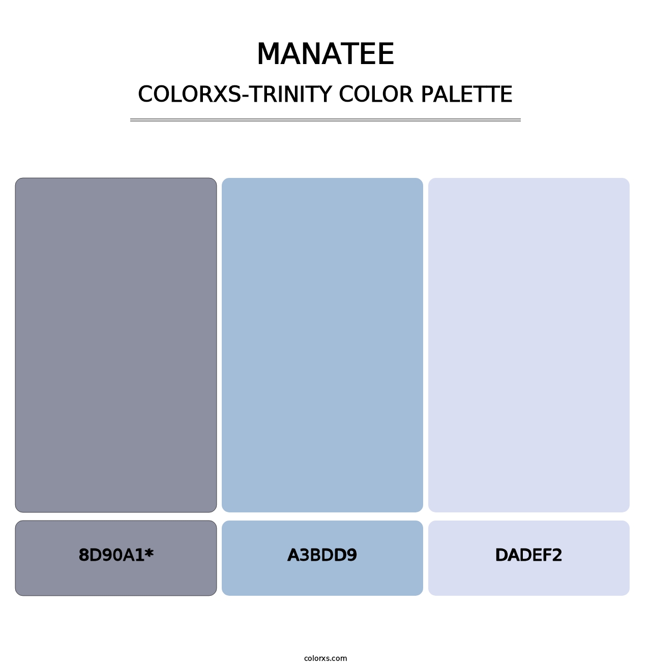 Manatee - Colorxs Trinity Palette