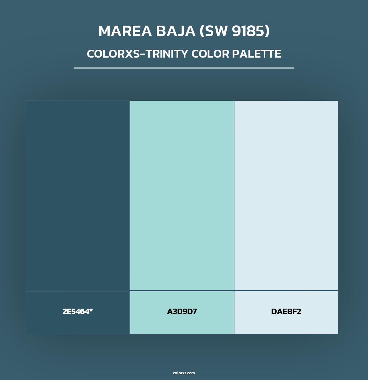 Marea Baja (SW 9185) - Colorxs Trinity Palette