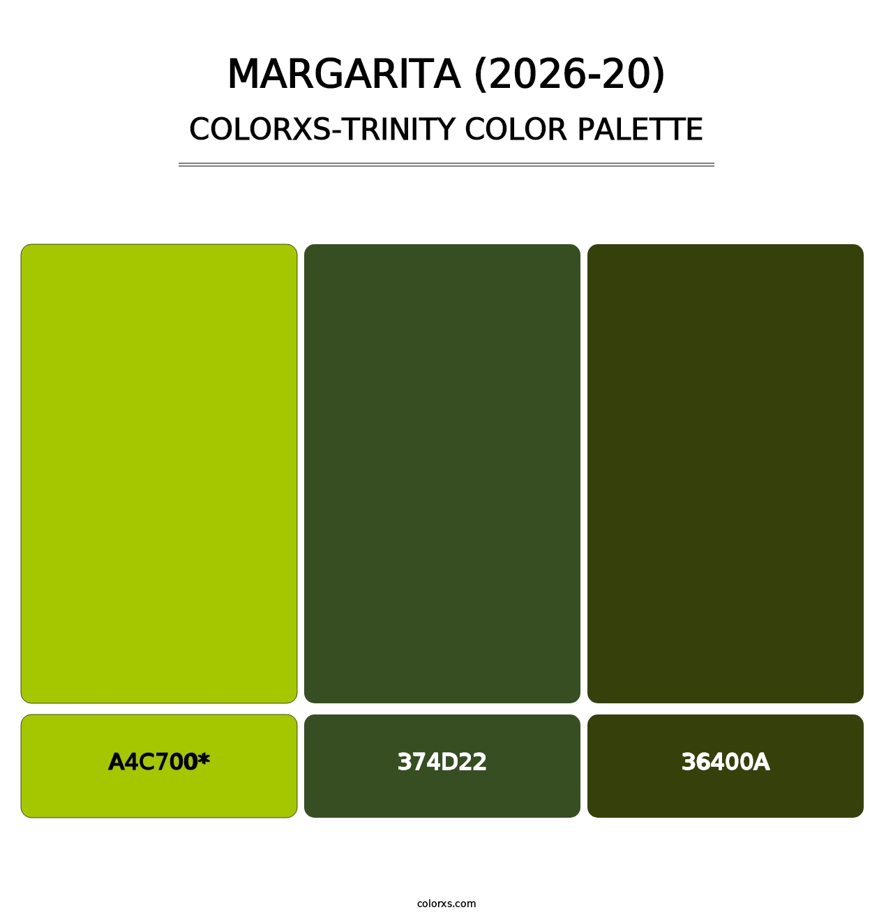Margarita (2026-20) - Colorxs Trinity Palette