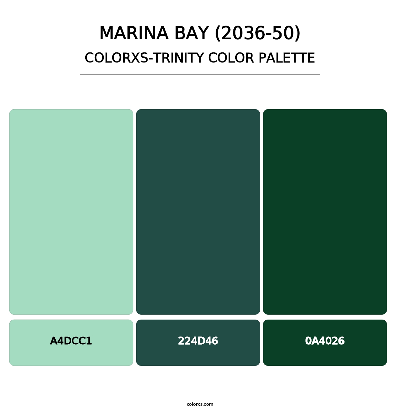 Marina Bay (2036-50) - Colorxs Trinity Palette