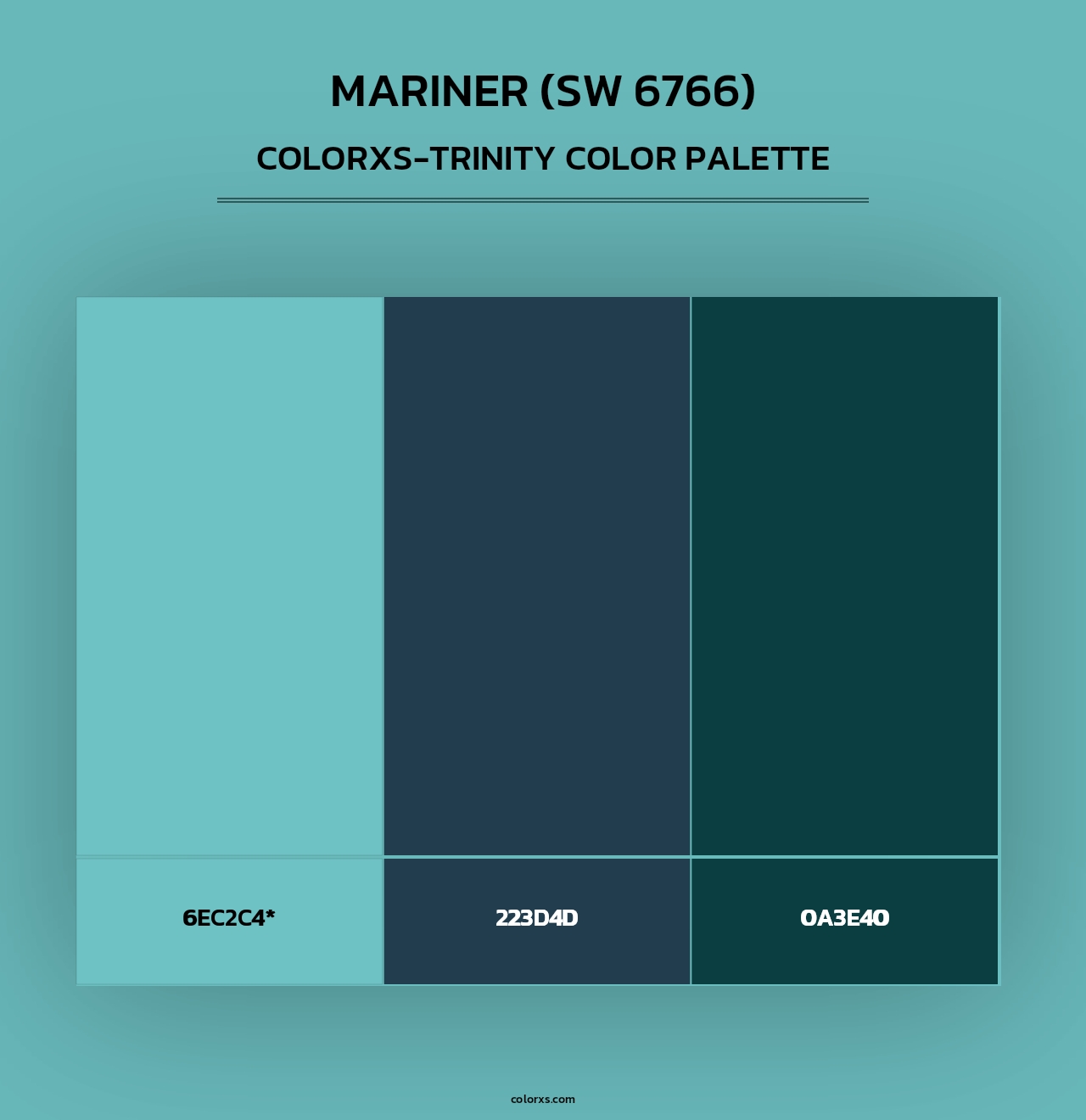 Mariner (SW 6766) - Colorxs Trinity Palette